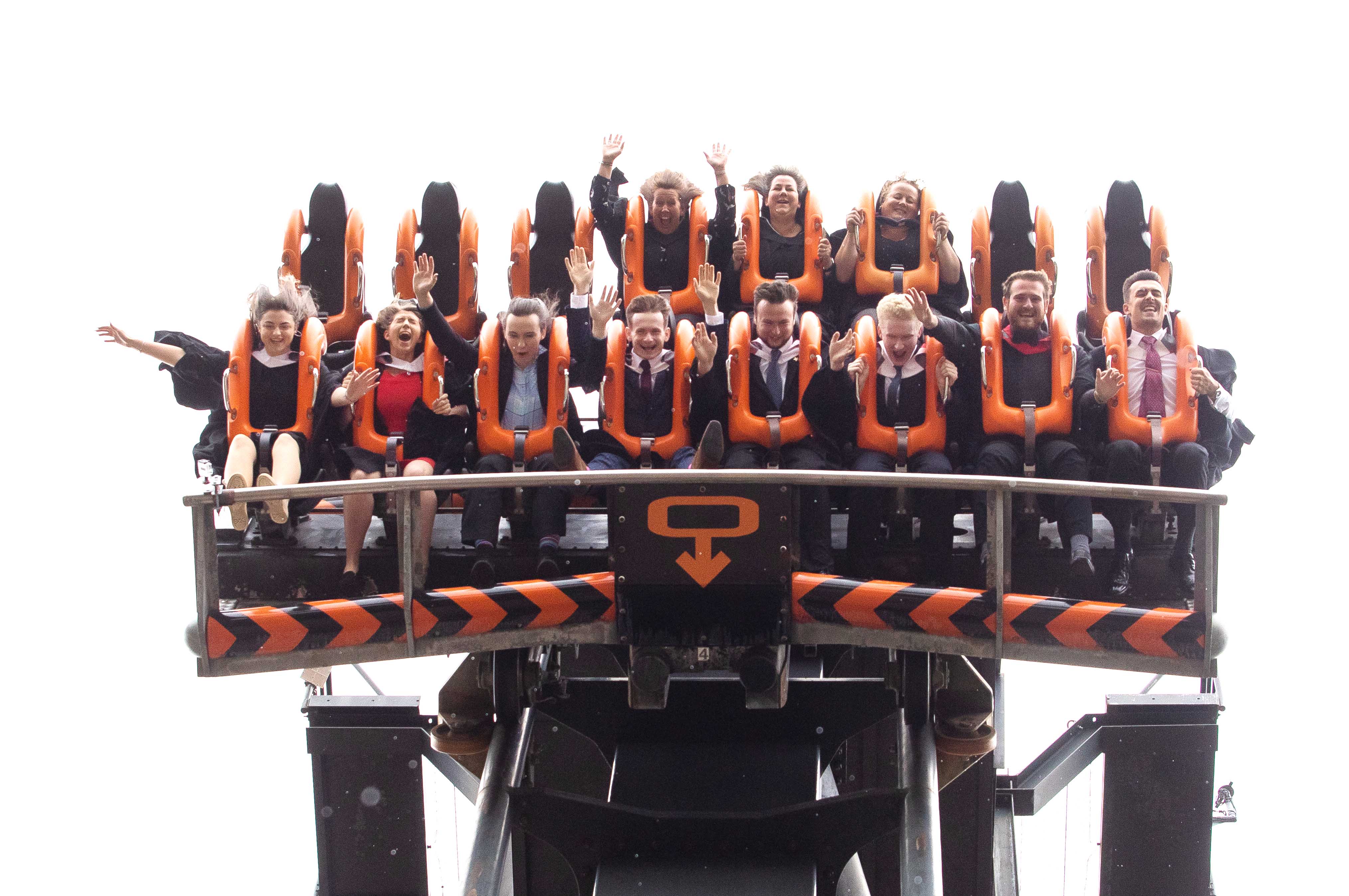 Graduates On Oblivion With The Dean Of Staffordshire University Business School June Dennis And Academics From The University 2