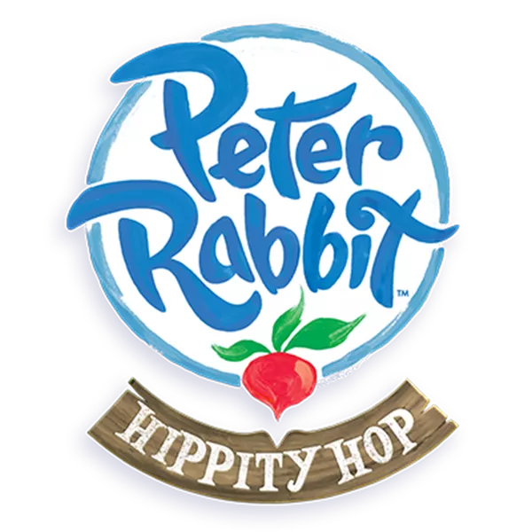 Peter rabbit hippity hop - logo
