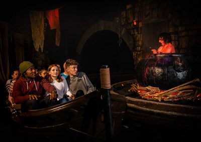 The Boat Ride at The Alton Towers Dungeon