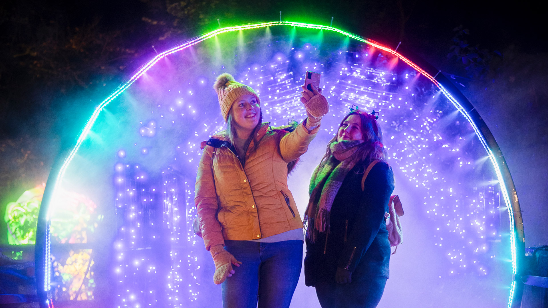 Lightopia Christmas Light Trail at Alton Towers Resort