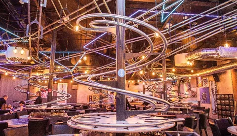 Rollercoaster restaurant Spiral