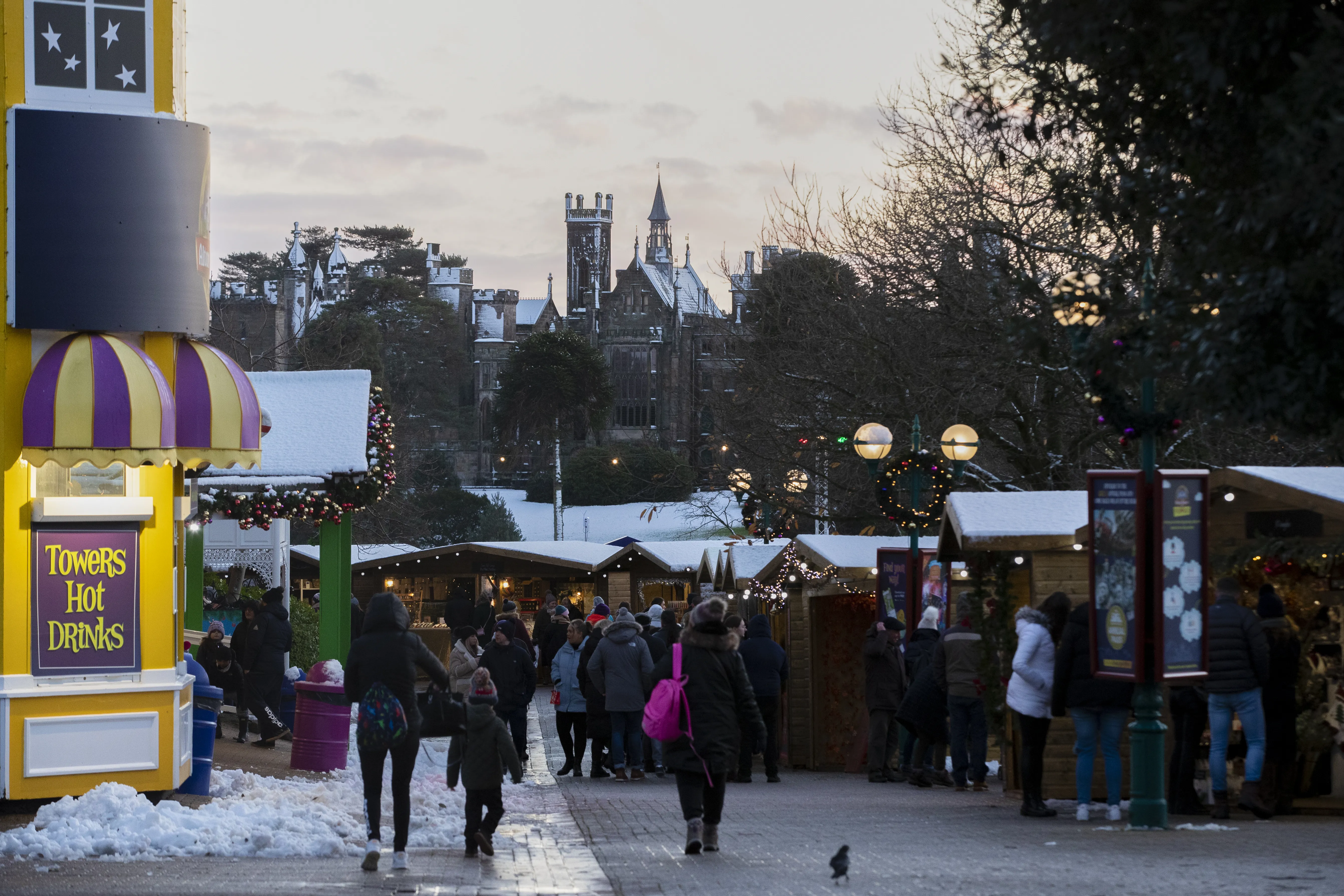 Christmas market & towers