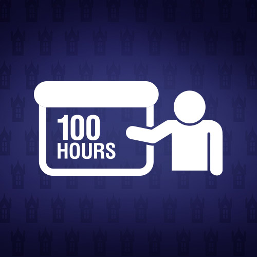 100 hours icon